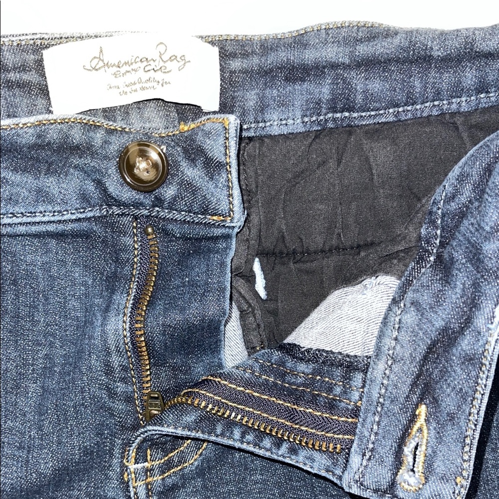 American Rag Dark Blue Jean Shorts - Picture 2 of 4